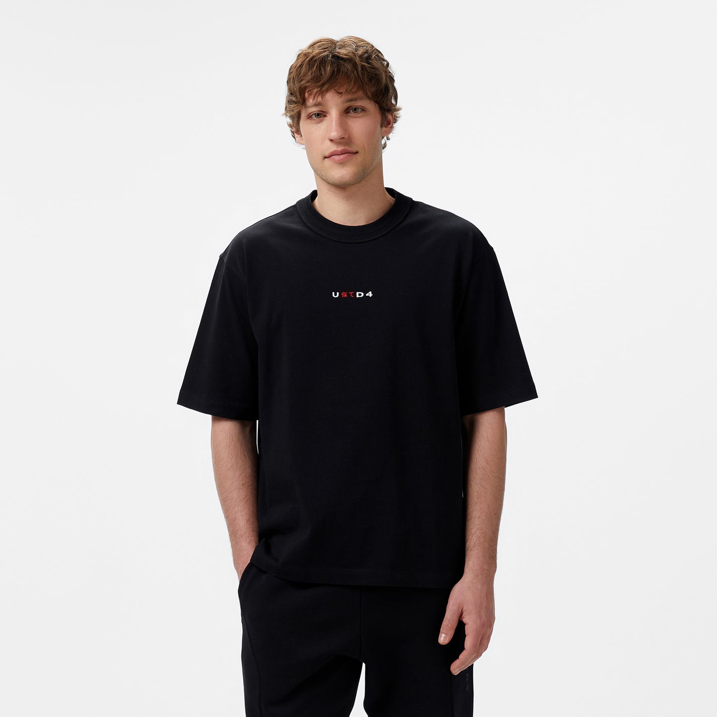 United4 Comfort Erkek Siyah T-shirt