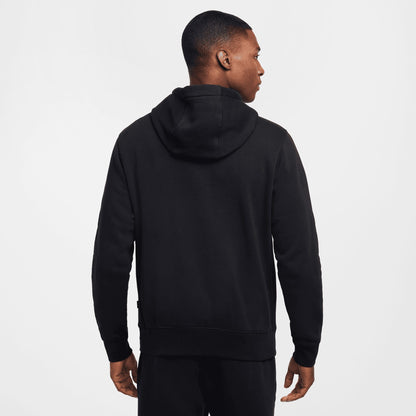 Nike Script Lbr Overhead Erkek Siyah Hoodie