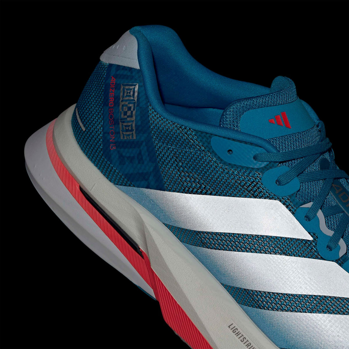 Adidas Adizero Boston 13 Erkek Mavi Koşu Ayakkabısı