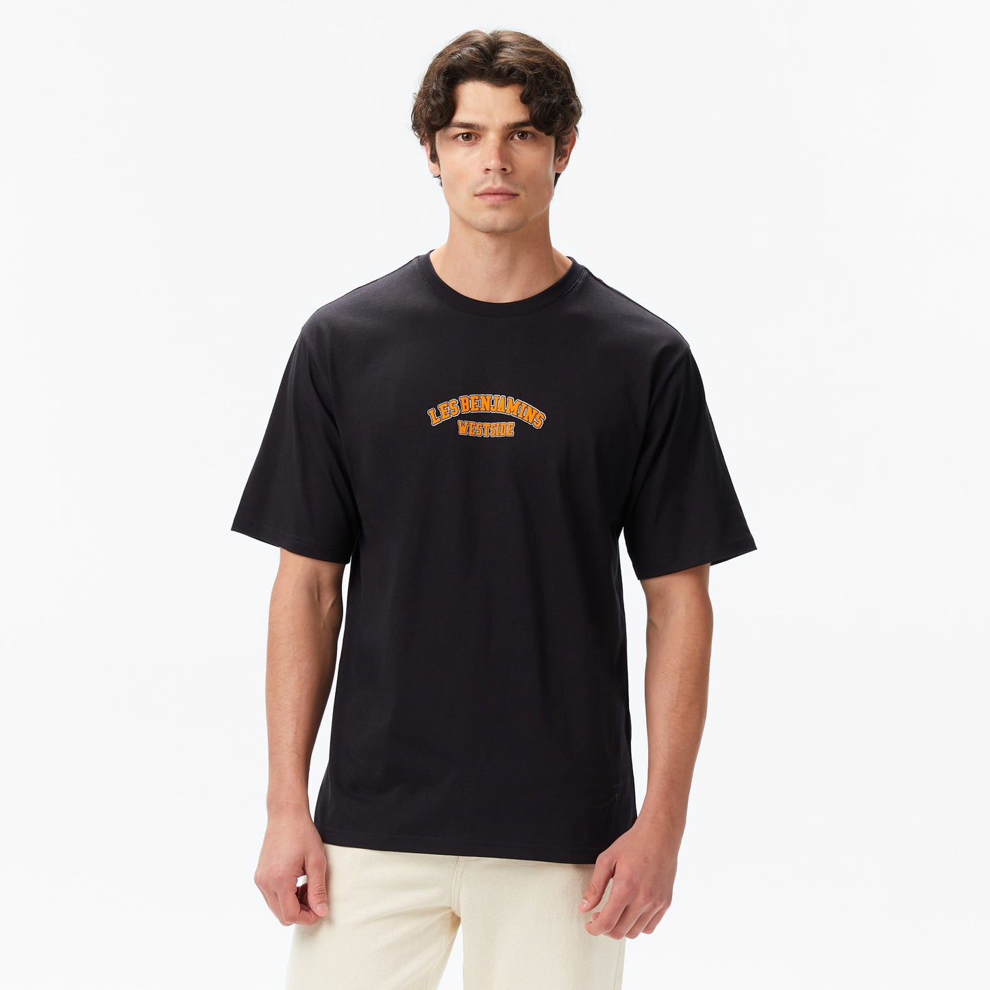 Les Benjamins Erkek Siyah T-shirt