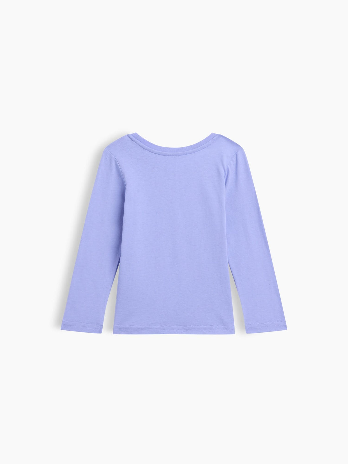 Lila Grafik Baskılı T-shirt
