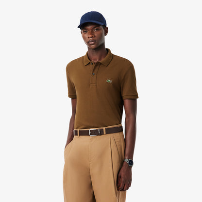 Lacoste L.12.12 Classic Fit Erkek Kahverengi Polo