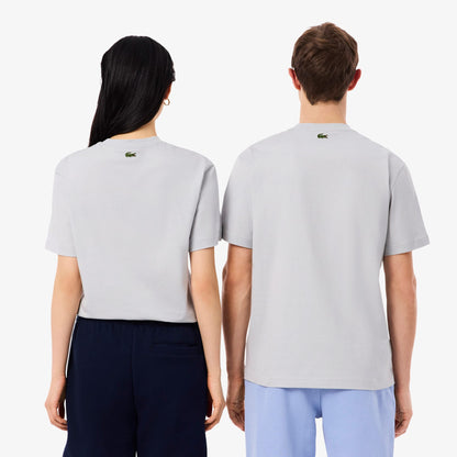 Lacoste Classic Fit Unisex Gri T-shirt