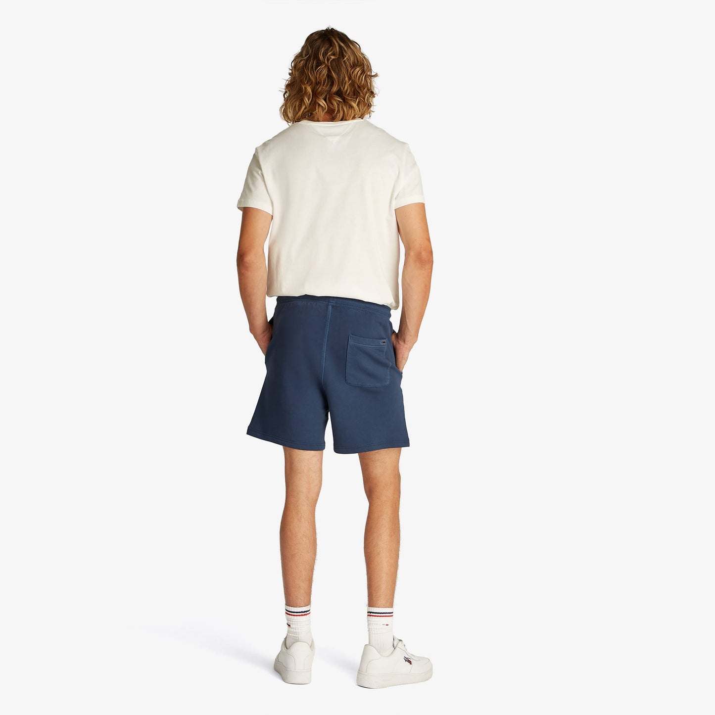 Tommy Jeans Regular Varsity Erkek Mavi Şort