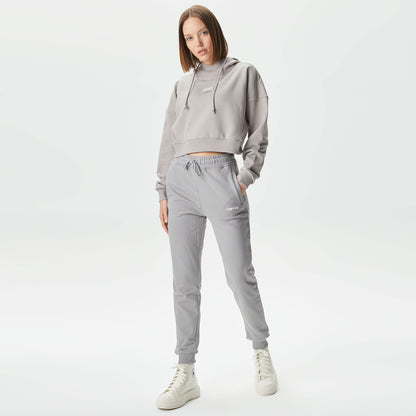 United4 Classic Kadın Gri Hoodie