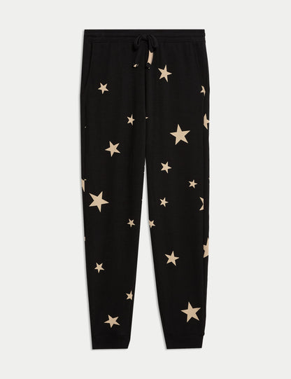 Yıldız Desenli Pijama Altı