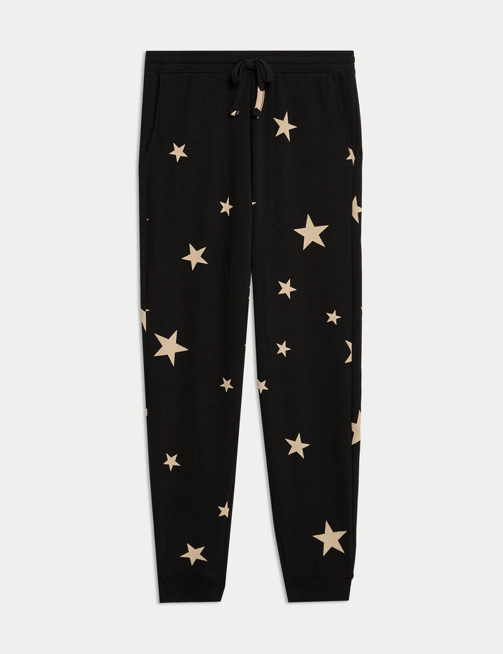 Yıldız Desenli Pijama Altı