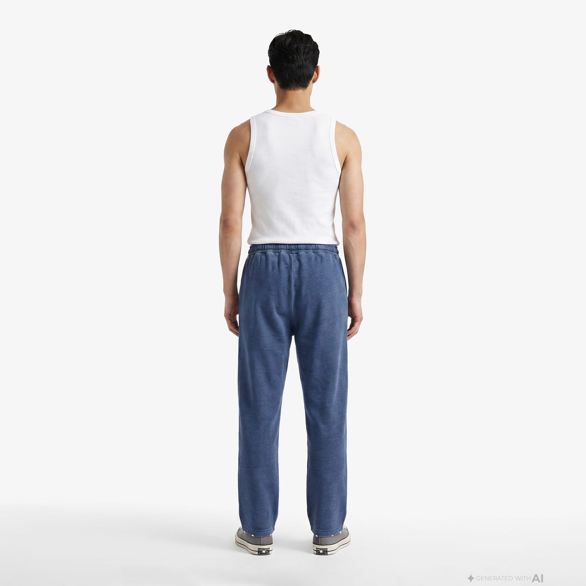 Unıted4 Regular Fit Erkek Mavi Eşofman Altı