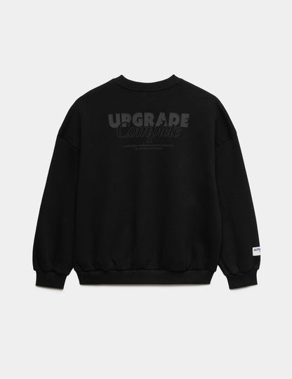 Grafik Baskılı Pamuklu Sweatshirt