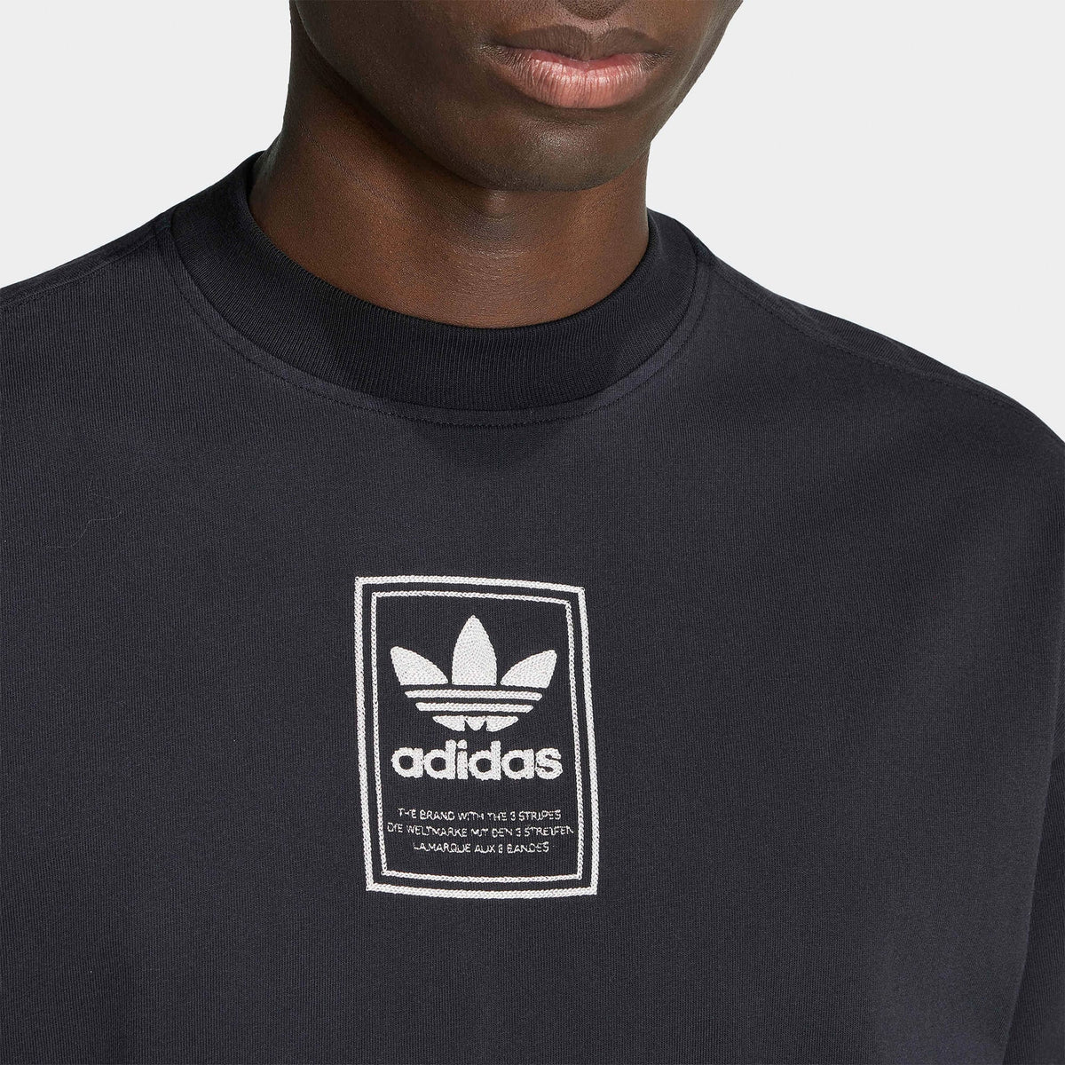 Adidas Elevated Grafik Te Erkek Siyah T-shirt