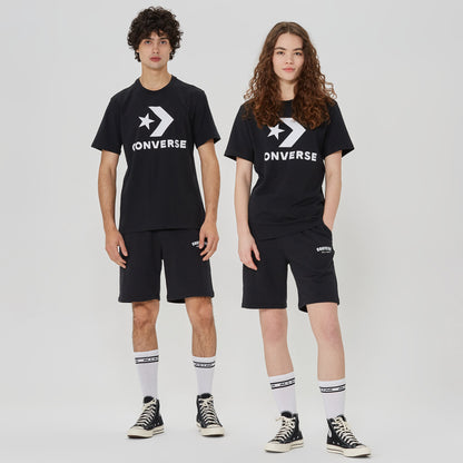 Converse Go-to Star Chevron Logo Unisex Siyah T-shirt