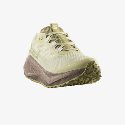 Salomon Aero Blaze 3 Gravel Gore Tex Kadın Yeşil Koşu Ayakkabısı