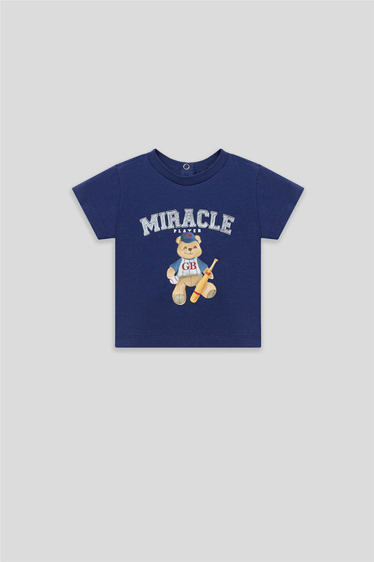 Erkek Bebek Lacivert Tshirt