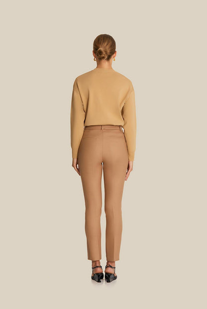 Klasik Kesim Camel Kaşe Pantolon