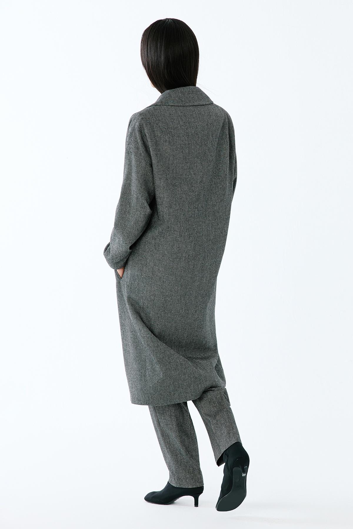 Oversize Midi Antrasit Kaban