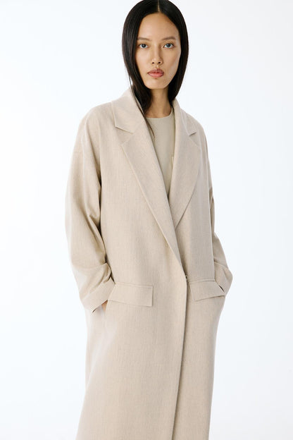 Oversize Midi Bej Kaban